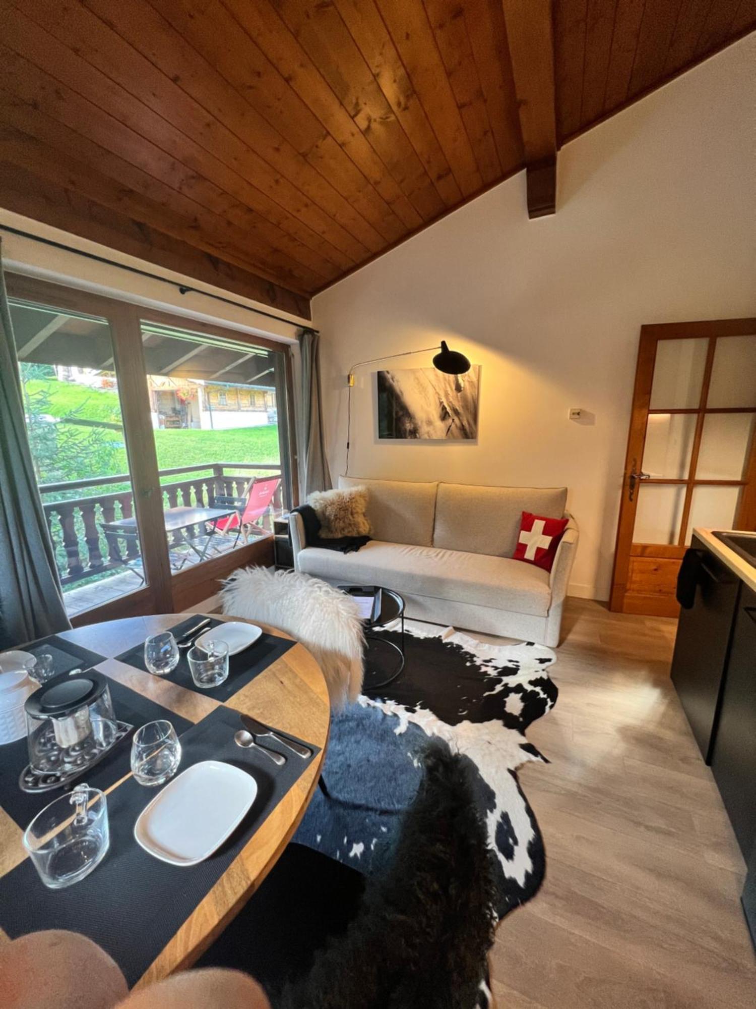 N5 Megeve - Residence De L'Ours - Appart 4 Pers Extérieur photo