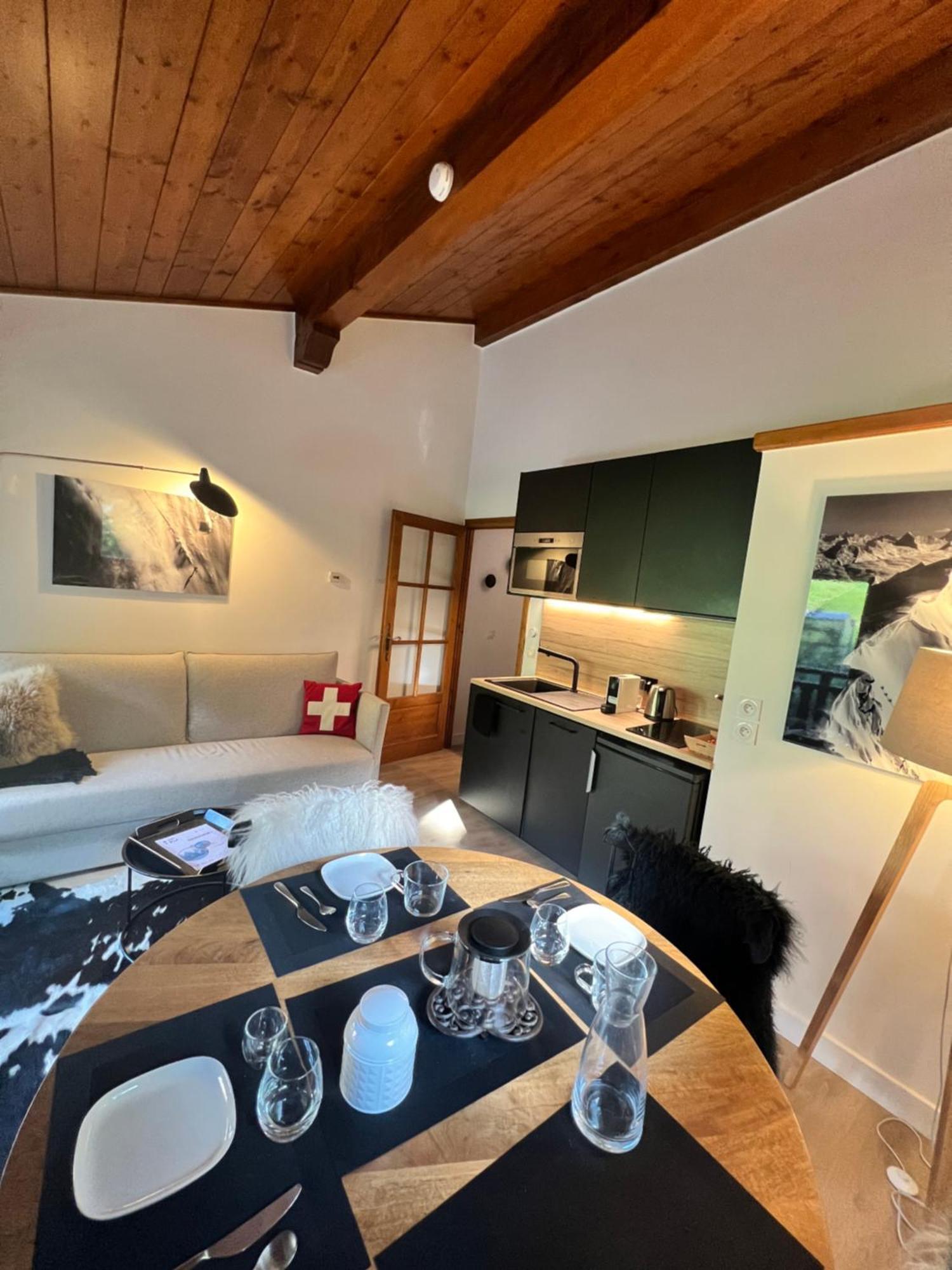 N5 Megeve - Residence De L'Ours - Appart 4 Pers Extérieur photo